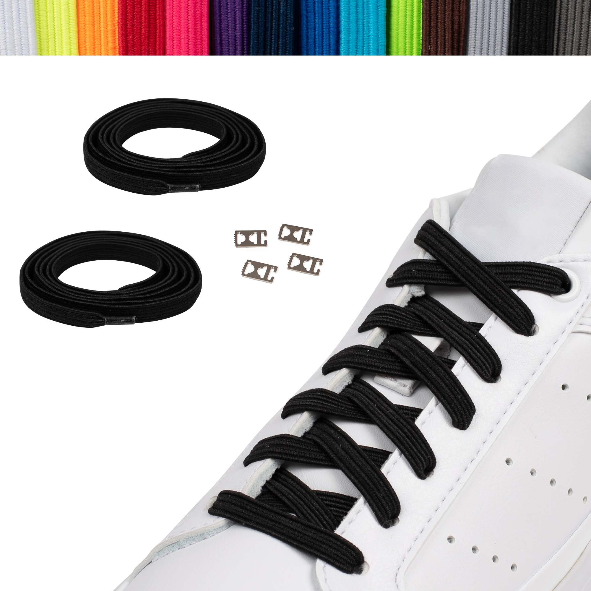funnytree-elastische-schnuersenkel-speed-locks-casual-black funnytree-elastische-schnuersenkel-speed-locks-casual-black
