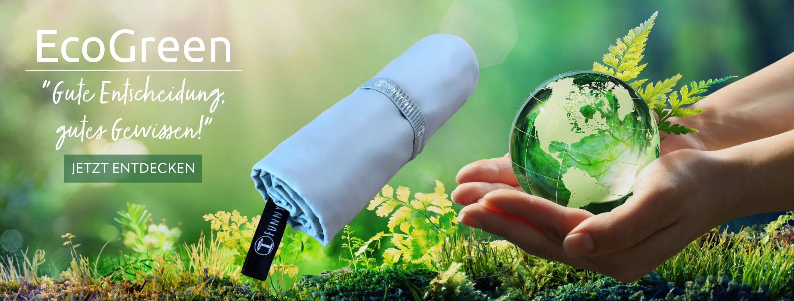 Mikrofaser Handtuch EcoGreen